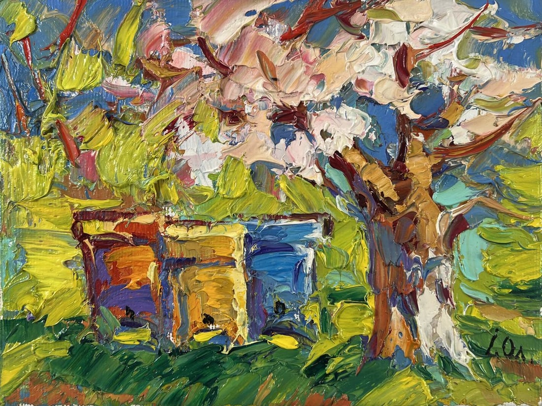 Oil painting Time for Easter Alex Kalenyuk - 3