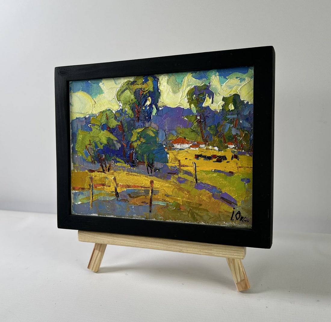 Oil painting When it gets dark Oksana Kalenyuk - 2