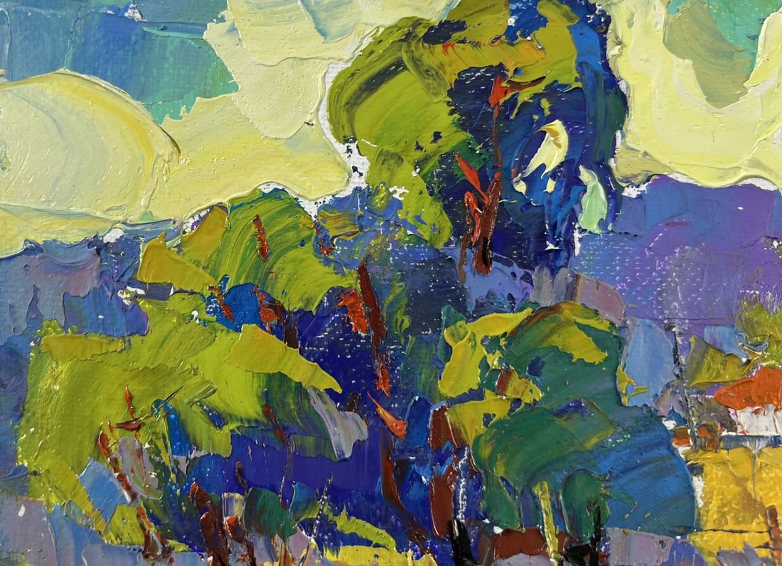 Oil painting When it gets dark Oksana Kalenyuk - 7
