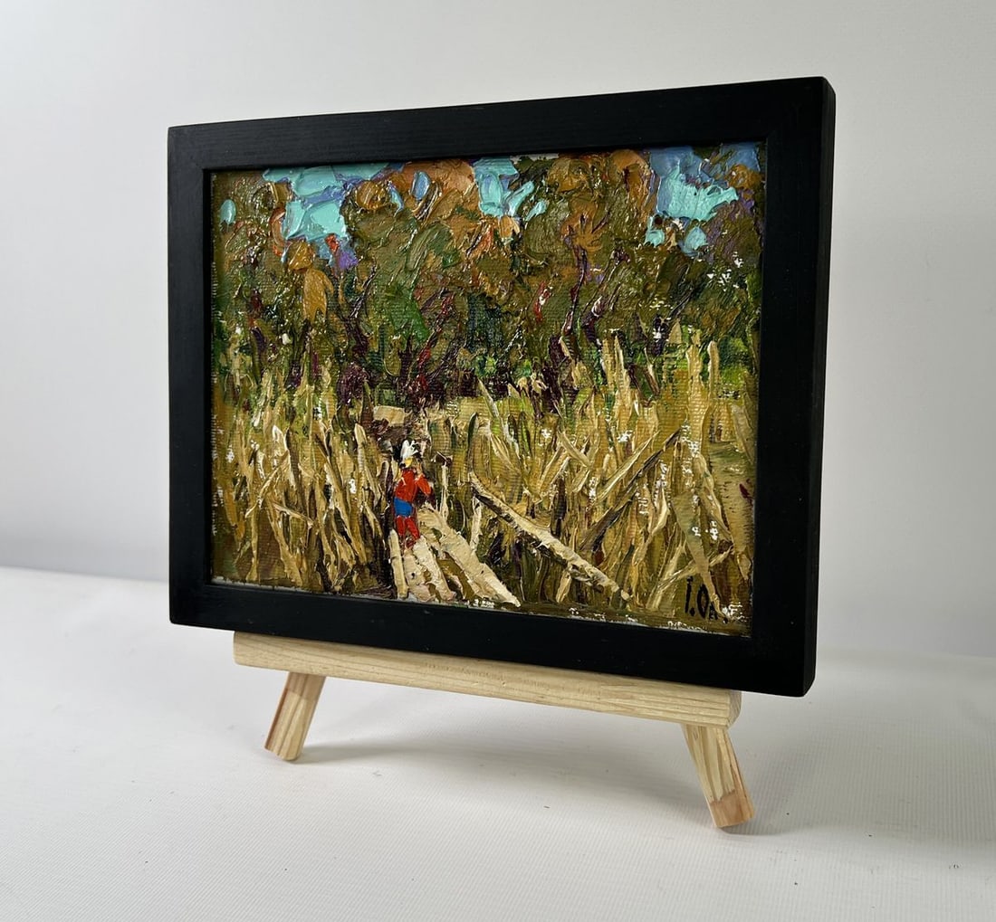 Oil painting Where the reeds whisper Alex Kalenyuk - 2