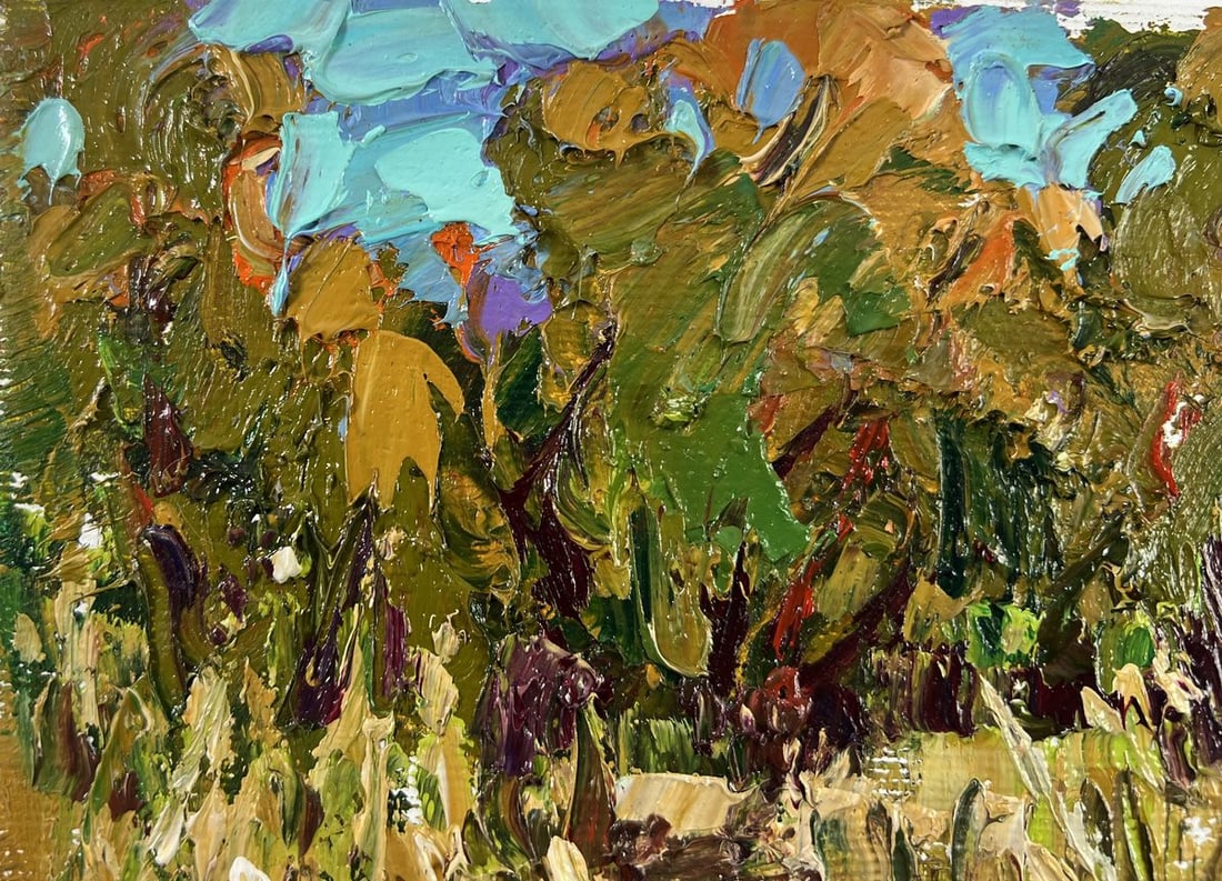 Oil painting Where the reeds whisper Alex Kalenyuk - 7