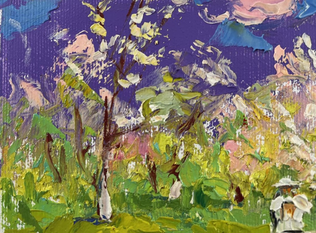 Oil painting Breath of spring Alex Kalenyuk - 7