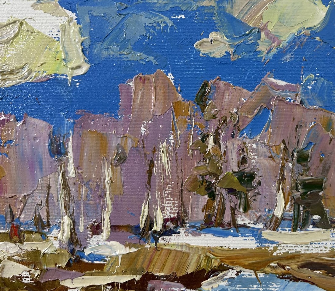 Oil painting Breath of Spring Alex Kalenyuk - 4