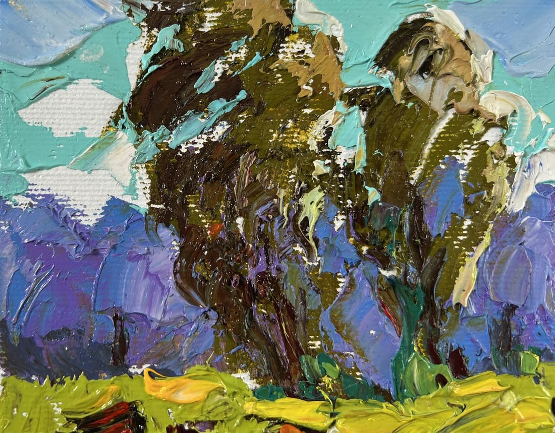 Oil painting At the Source Alex Kalenyuk - 7