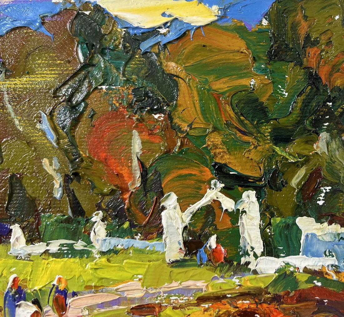 Oil painting In the evening calm Alex Kalenyuk - 4