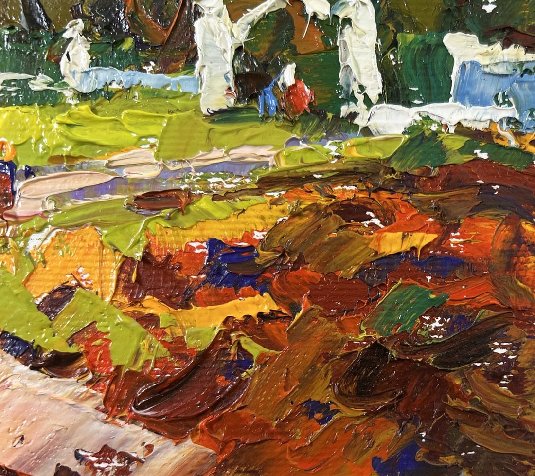 Oil painting In the evening calm Alex Kalenyuk - 5