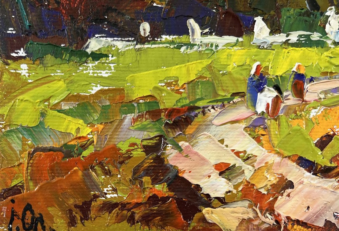 Oil painting In the evening calm Alex Kalenyuk - 6