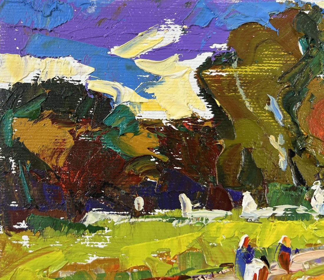 Oil painting In the evening calm Alex Kalenyuk - 7