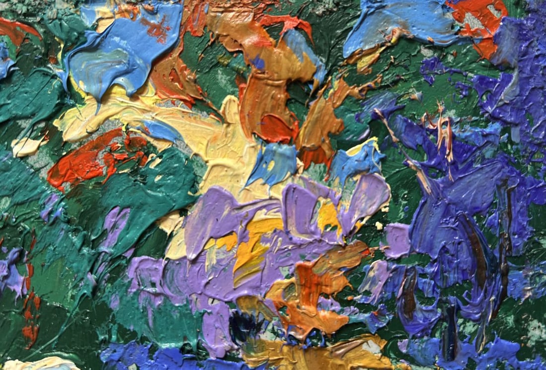 Oil painting In a forest clearing Alex Kalenyuk - 6