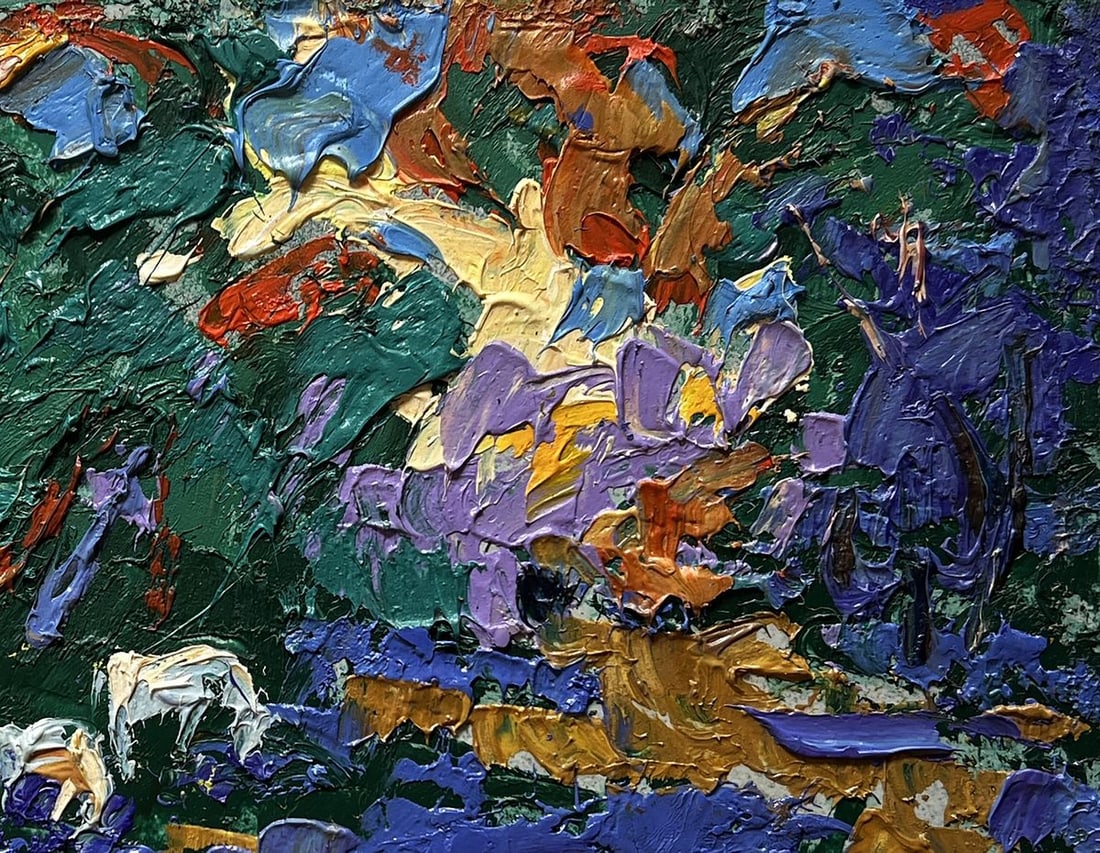 Oil painting In a forest clearing Alex Kalenyuk - 8