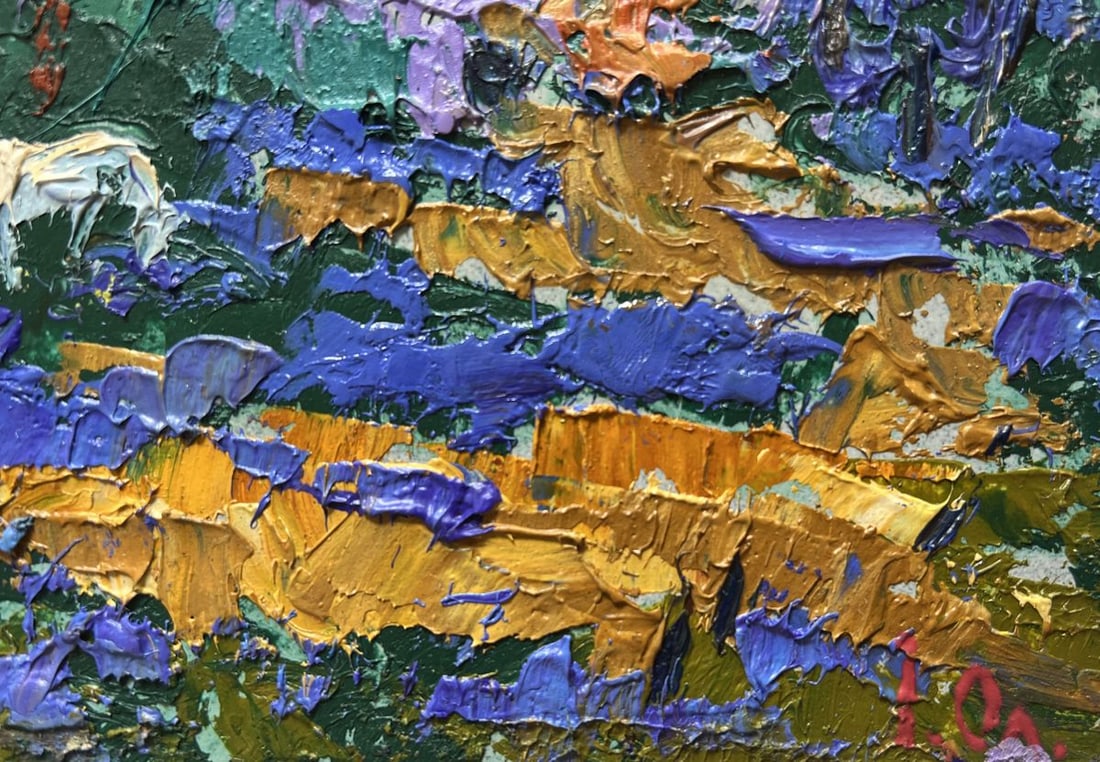 Oil painting In a forest clearing Alex Kalenyuk - 9