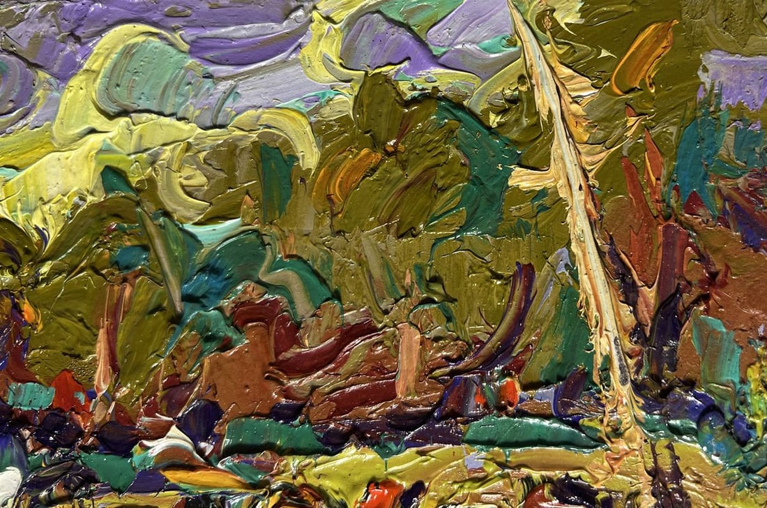 Oil painting For a walk in the field Alex Kalenyuk - 4