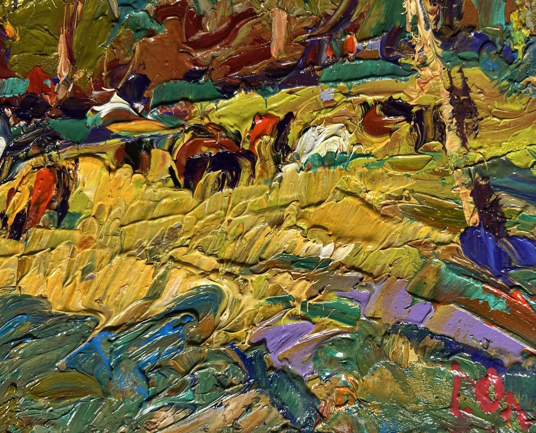 Oil painting For a walk in the field Alex Kalenyuk - 9