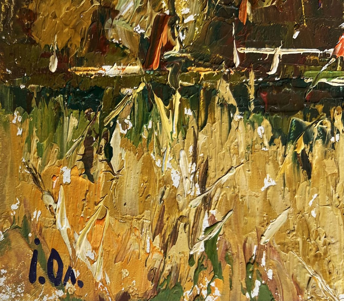 Oil painting Field and a river nearby Alex Kalenyuk - 9