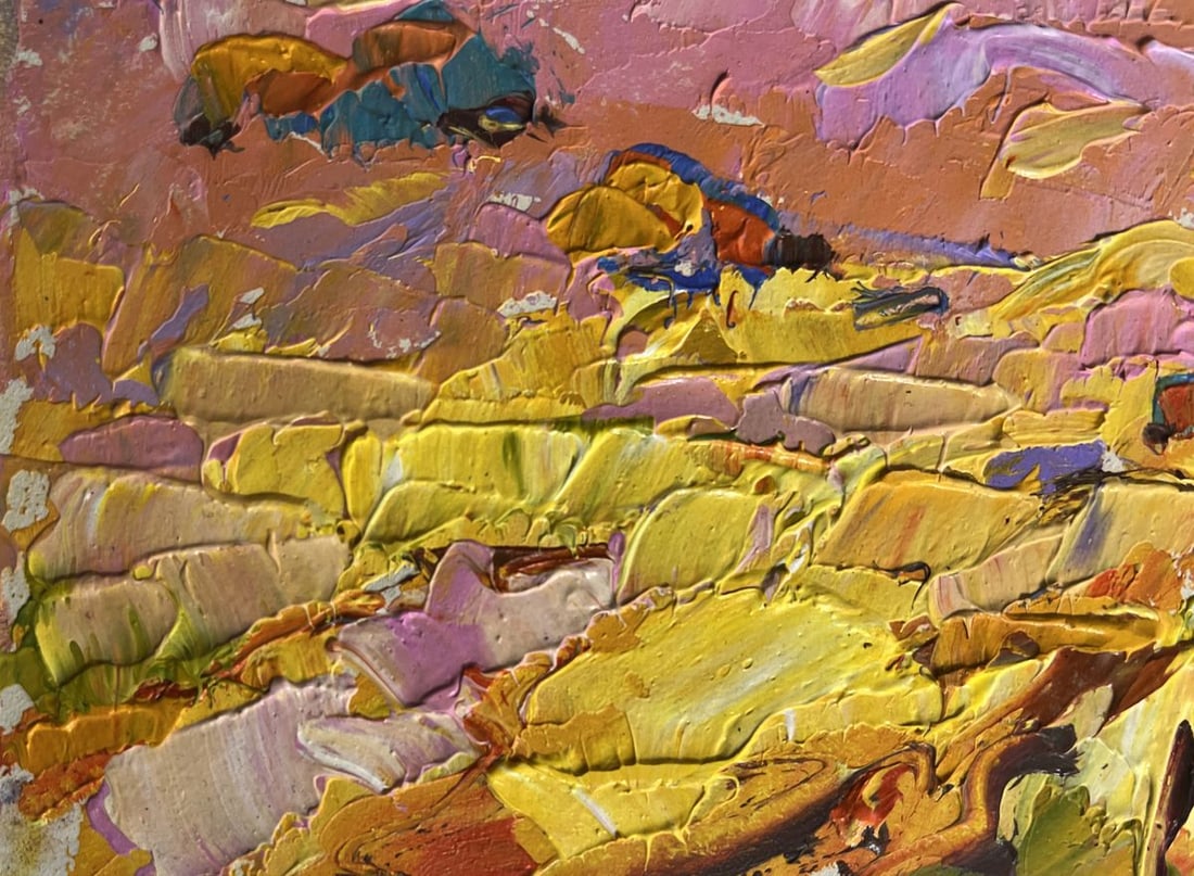 Oil painting Morning summer meadows Alex Kalenyuk - 6