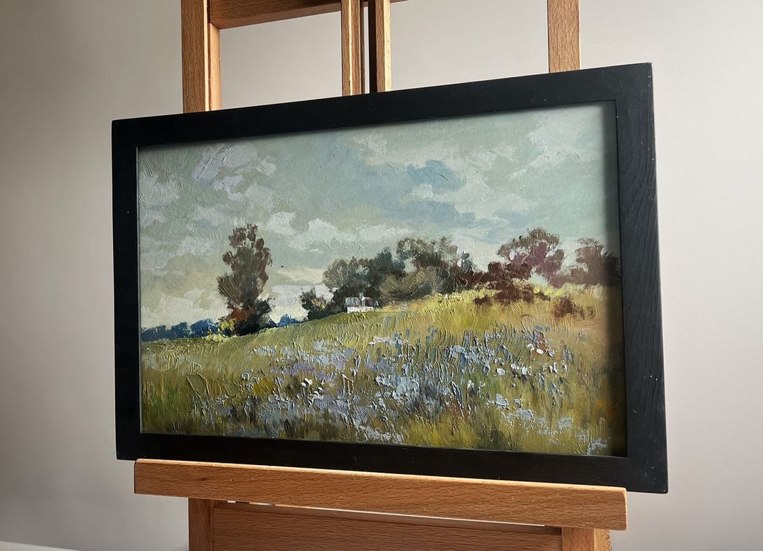 Oil painting Summer flower meadows Yuriy Suprunchuk - 2