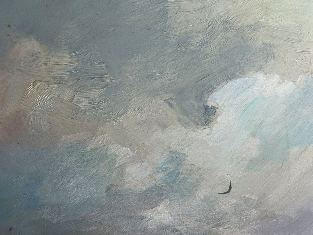 Oil painting Covered with grey clouds Yuriy Suprunchuk - 7