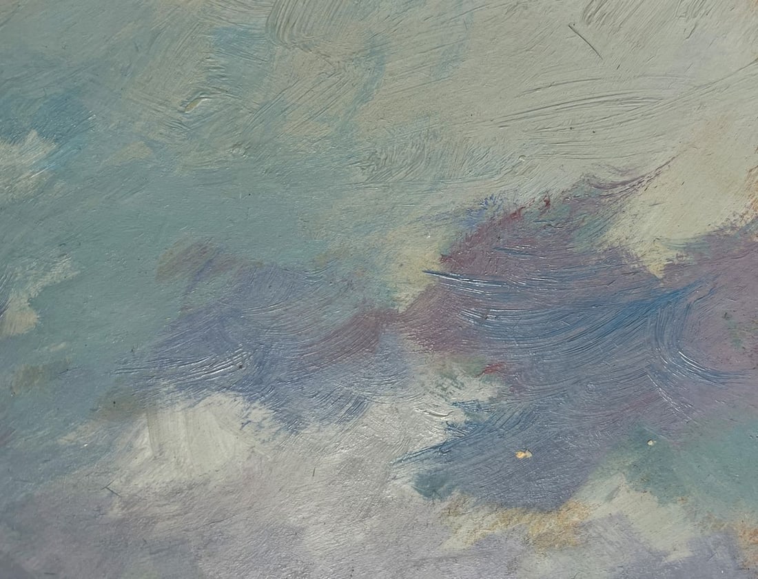 Oil painting Covered with grey clouds Yuriy Suprunchuk - 9