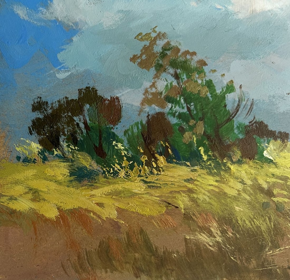 Oil painting Couple in a flower field Yuriy Suprunchuk - 7