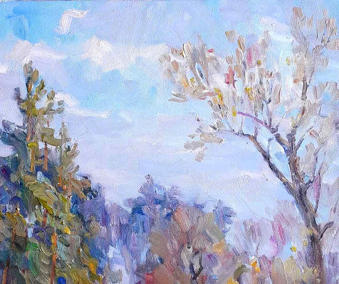 Oil painting Walk in the woods Ivan Kovalenko - 3