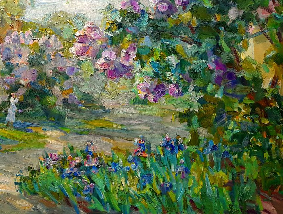 Oil painting The summer scent of lilac Ivan Kovalenko - 5