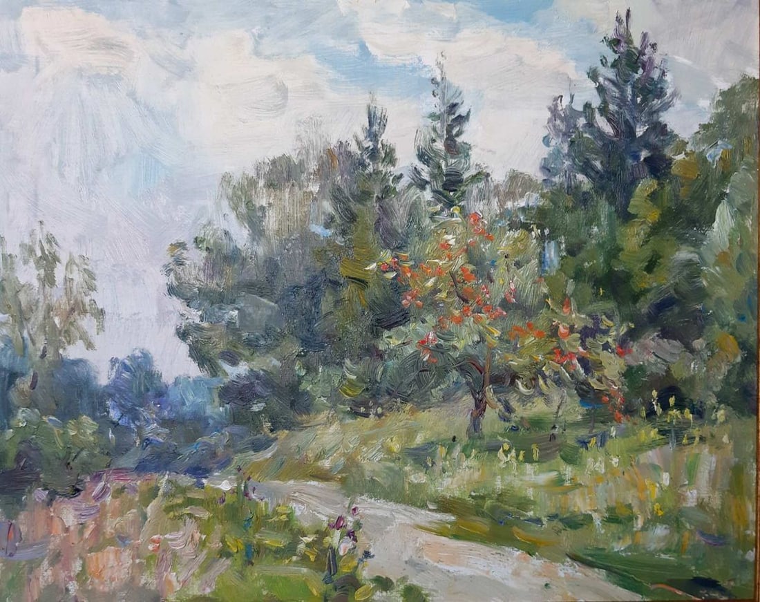 Oil painting In the forest Kovalenko Ivan Mikhailovich: Title: Oil painting In the forest Kovalenko Ivan Mikhailovich Description: NoKoval 18 *** ABOUT THIS PAINTING *** * TITLE: "In the forest" * ARTISTS: Kovalenko Ivan Mikhailovich * SIZE: 40x50 cm/'15.7