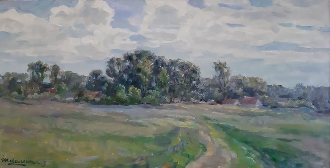 Oil painting Let's hit the road Kovalenko Ivan Mikhailovich: Title: Oil painting Let's hit the road Kovalenko Ivan Mikhailovich Description: NoKoval 37 *** ABOUT THIS PAINTING *** * TITLE: "Let's hit the road" * ARTISTS: Kovalenko Ivan Mikhailovich * SIZE: 40x8