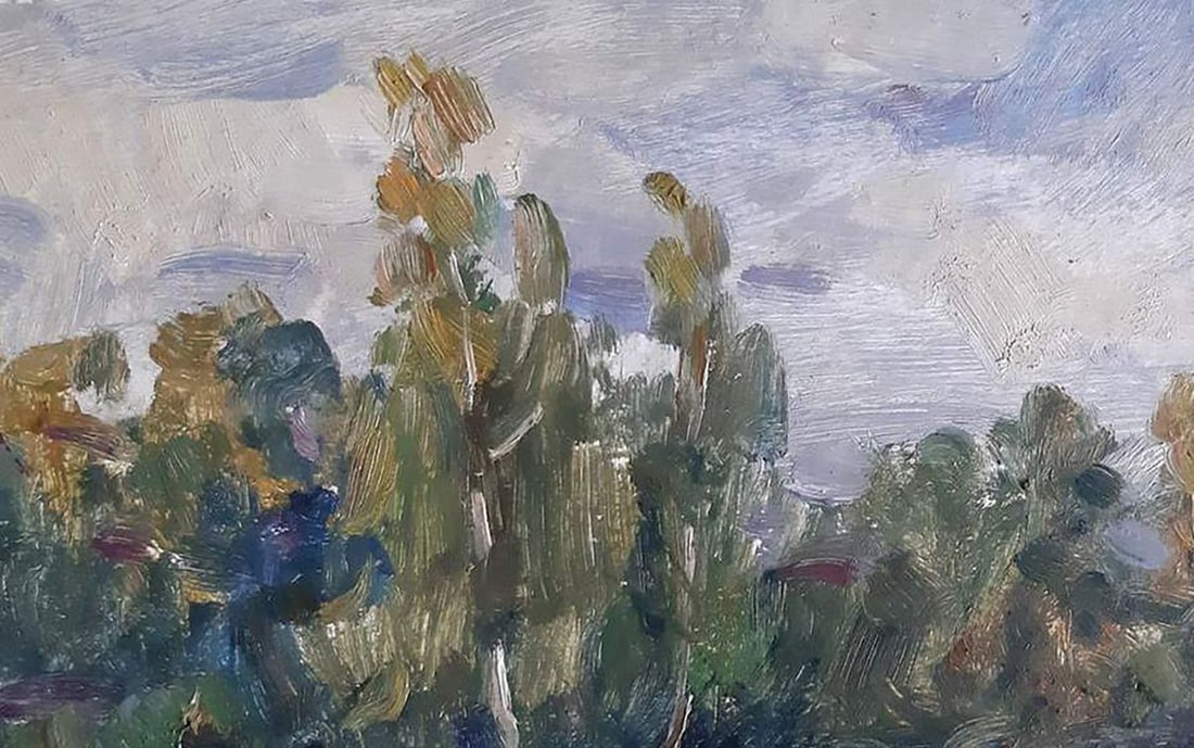 Oil painting Forest landscape Kovalenko Ivan Mikhailovich - 2