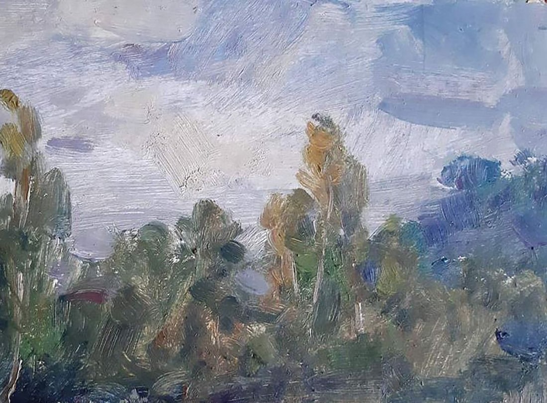 Oil painting Forest landscape Kovalenko Ivan Mikhailovich - 3