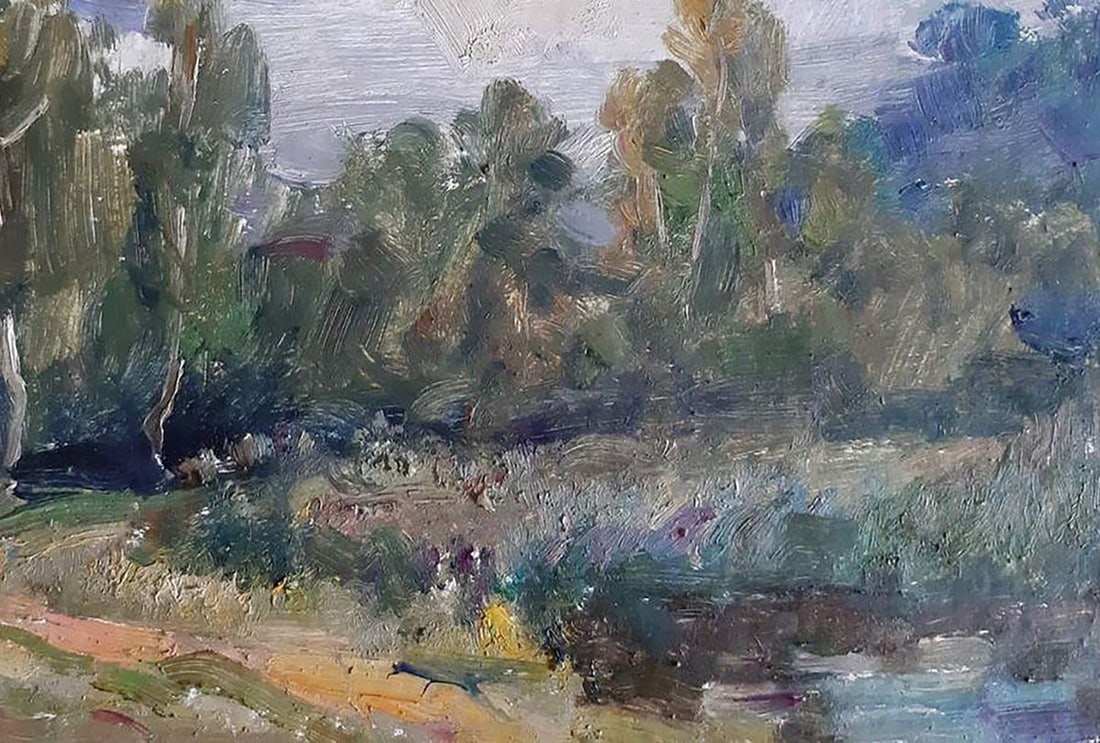 Oil painting Forest landscape Kovalenko Ivan Mikhailovich - 5