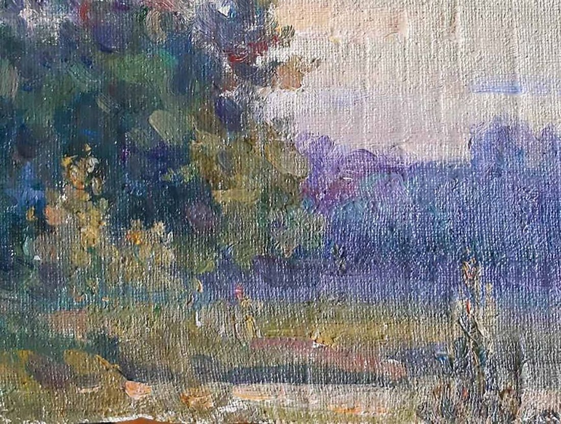 Oil painting Evening landscape Kovalenko Ivan Mikhailovich - 5