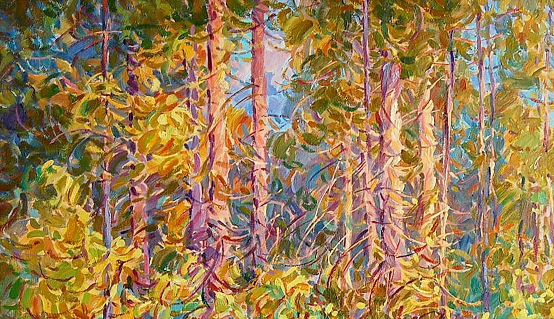 Oil painting Merry forest Kotmin Dmitry - 2