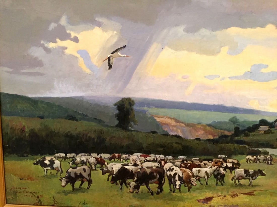 Oil painting Over the Boog P. Taranyuk - 2