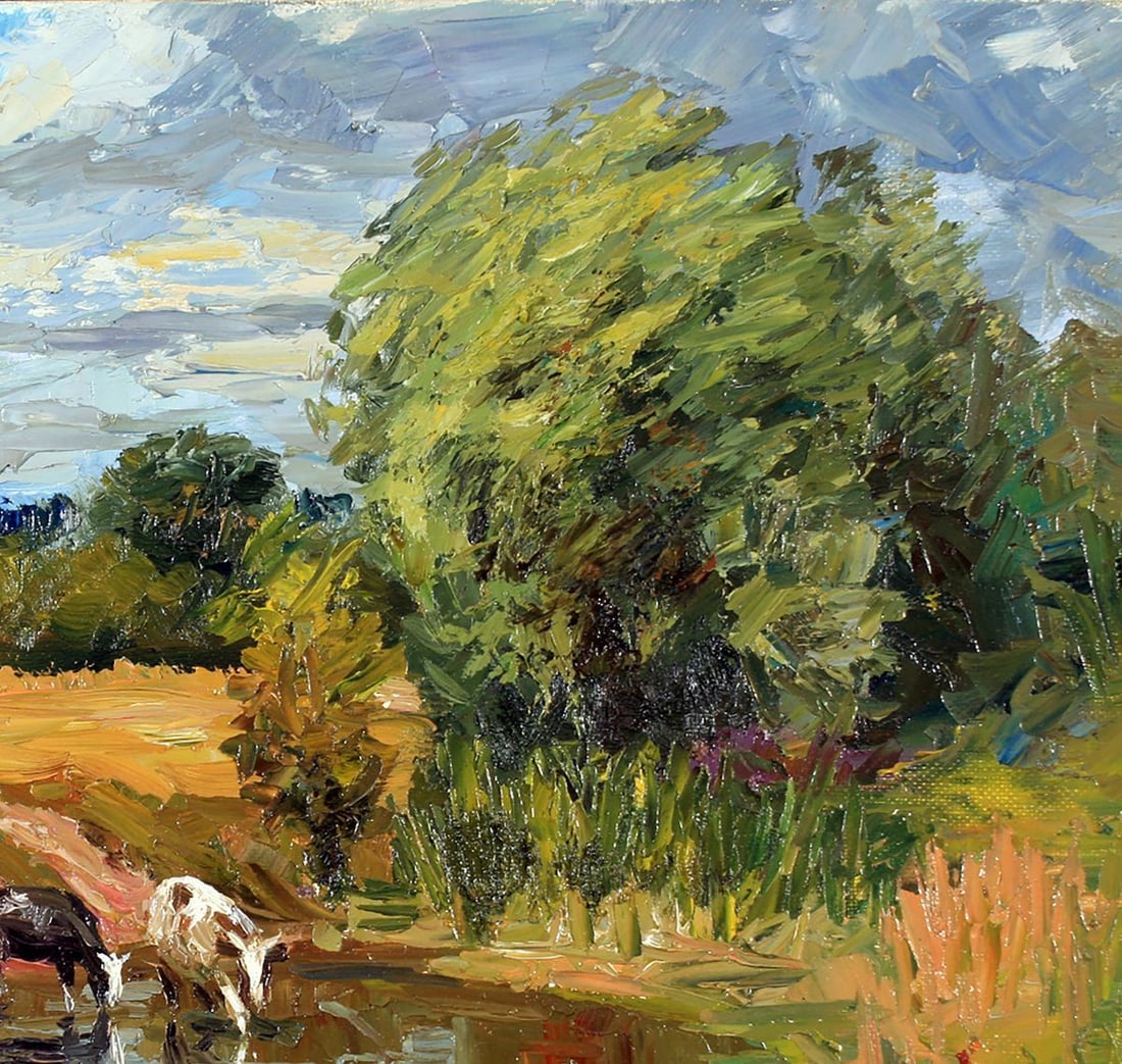 Oil painting At the waterpipe / Serdyuk Boris Petrovich - 4