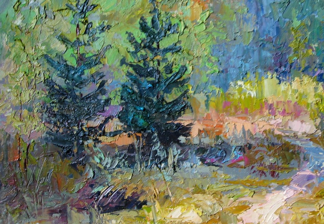 Oil painting Forest Glade Serdyuk Boris Petrovich - 6