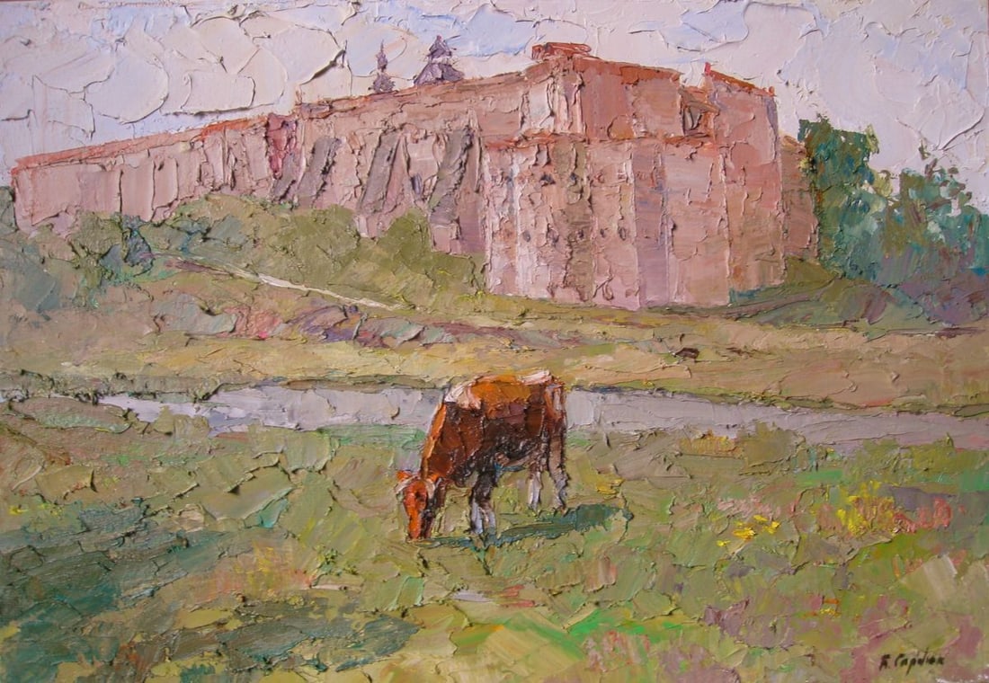 Oil painting Summer day Serdyuk Boris Petrovich: Title: Oil painting Summer day Serdyuk Boris Petrovich Description: NoSERB 106 * TITLE: "Summer day" * ARTISTS: Serdyuk Boris Petrovich * SIZE: 60x42 cm/'23.62x16.53 inches' * MEDIUM: oil, canvas * HA