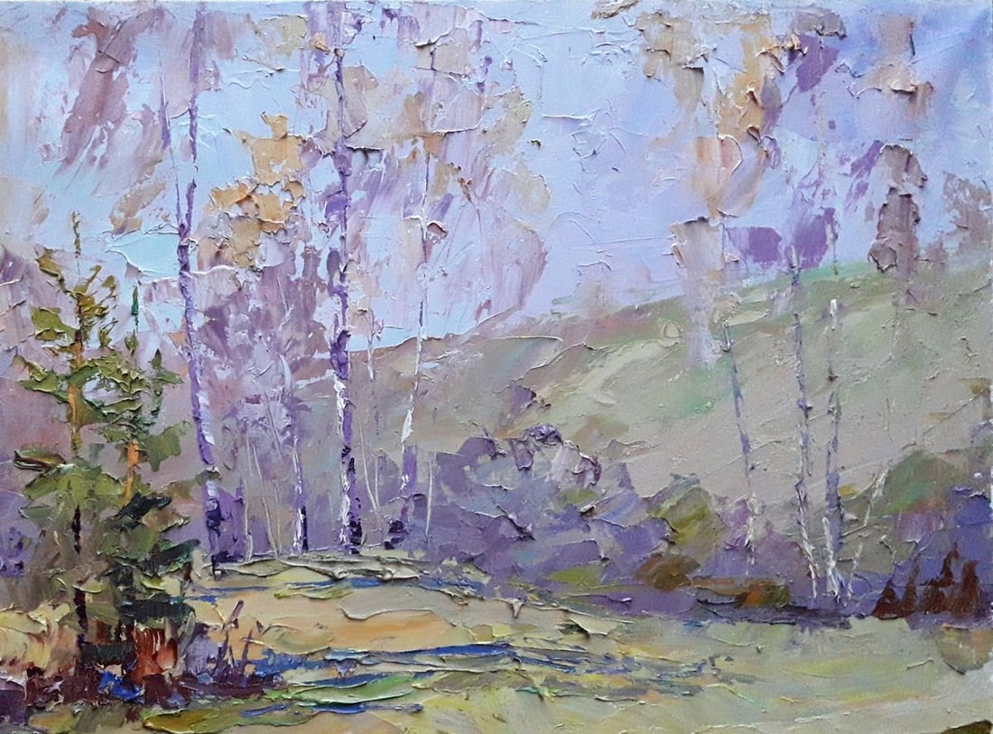 Oil painting Spring forest Serdyuk Boris Petrovich - 2