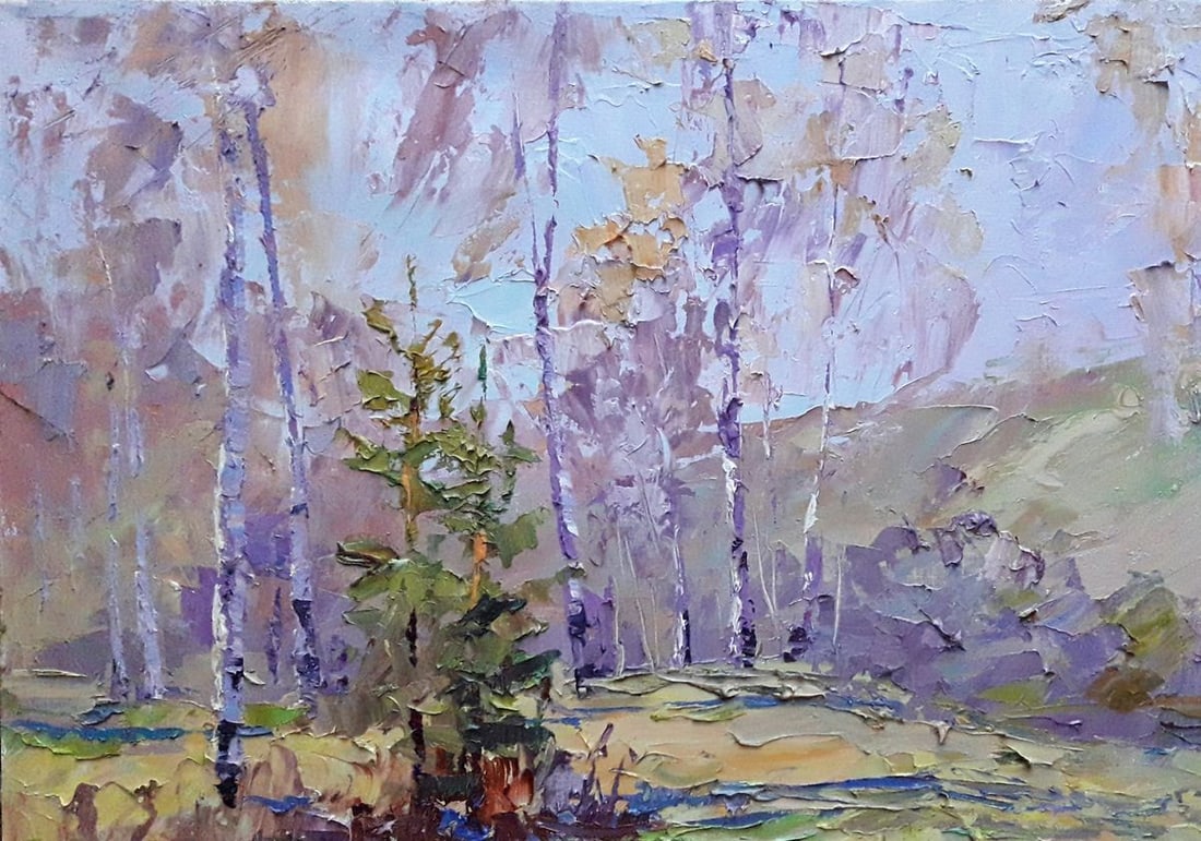 Oil painting Spring forest Serdyuk Boris Petrovich - 4