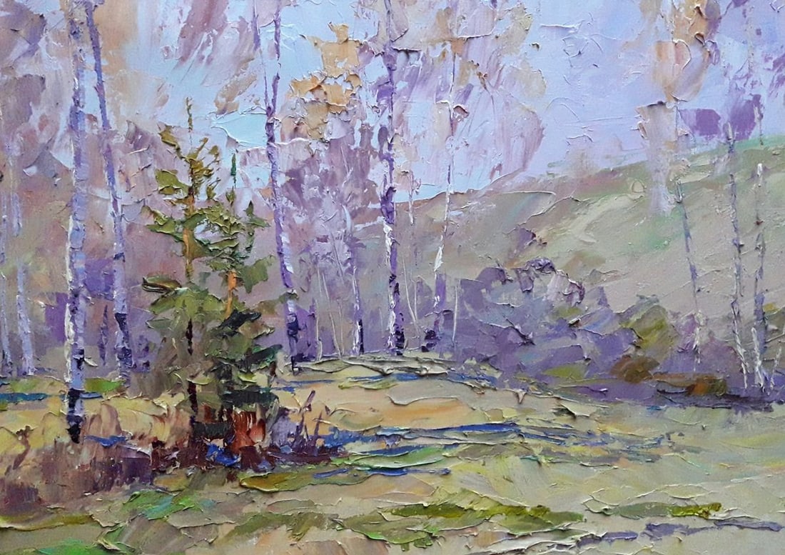 Oil painting Spring forest Serdyuk Boris Petrovich - 5