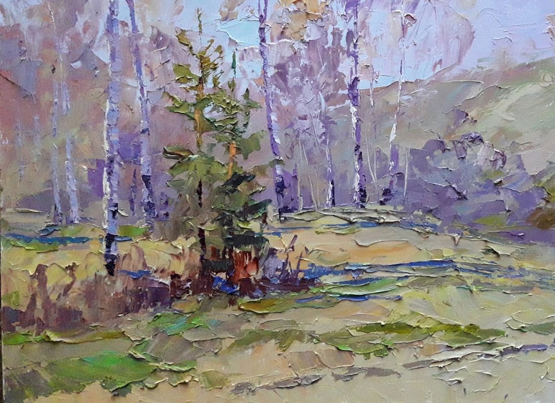 Oil painting Spring forest Serdyuk Boris Petrovich - 6