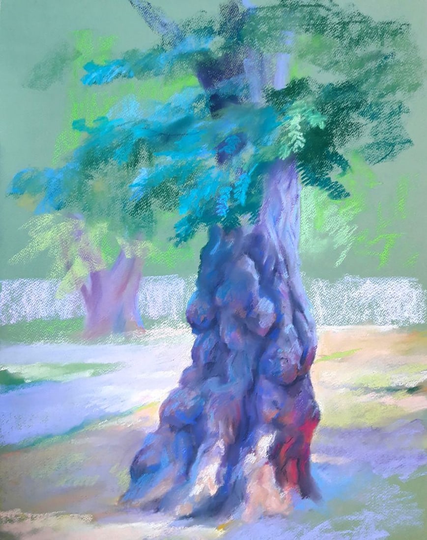 Pastel painting Acacia Serdyuk Boris Petrovich (1 of 5)