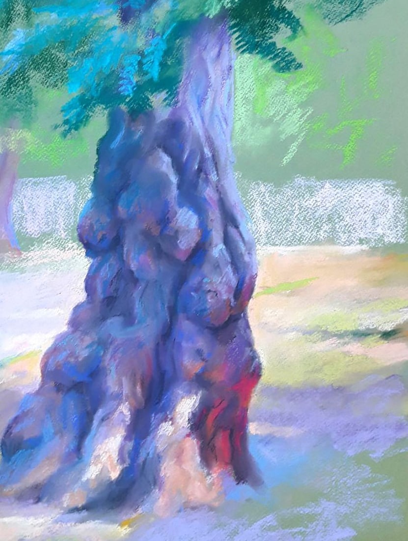 Pastel painting Acacia Serdyuk Boris Petrovich - 5