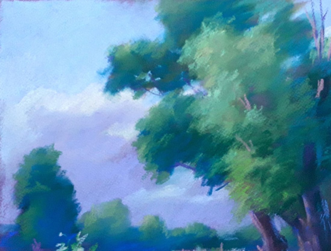 Pastel painting Trails Serdyuk Boris Petrovich - 2
