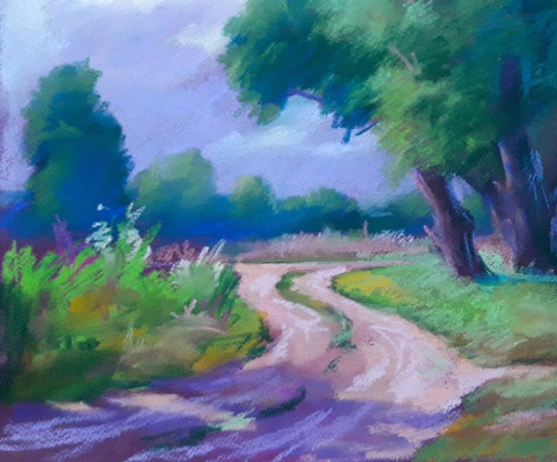 Pastel painting Trails Serdyuk Boris Petrovich - 4