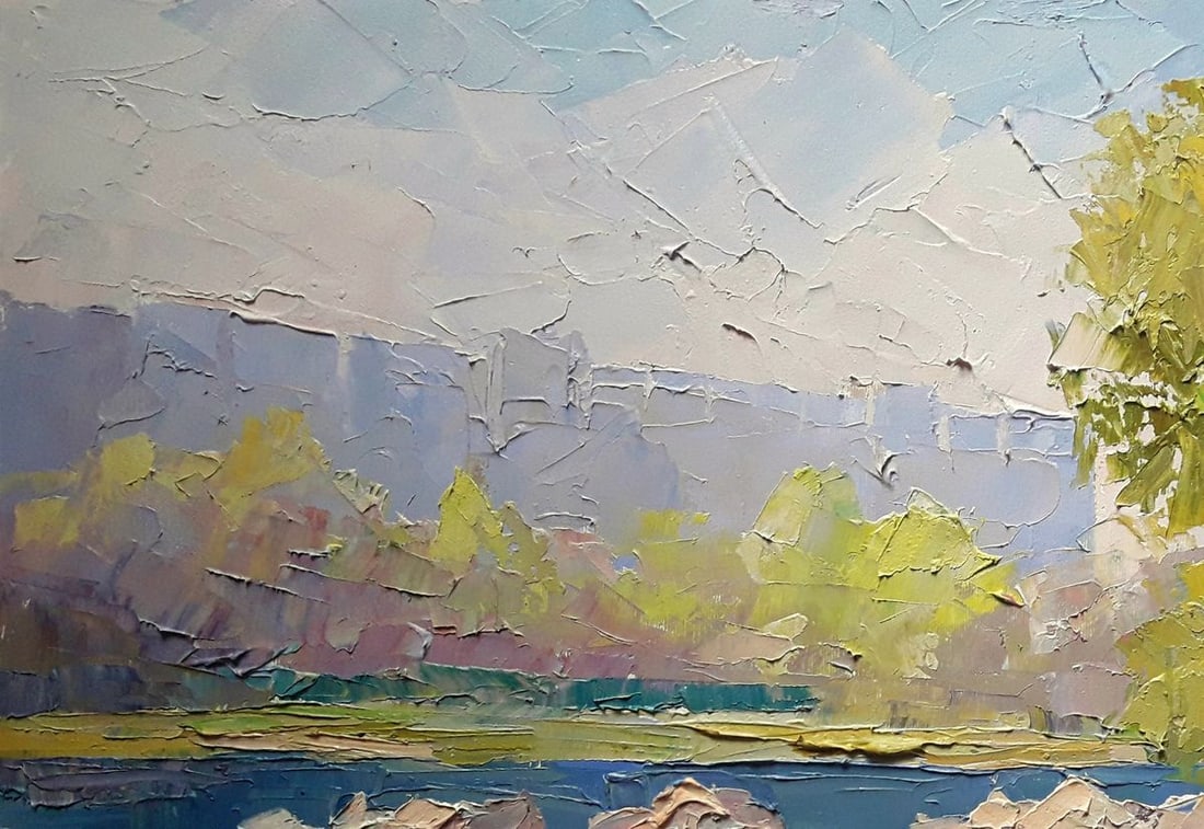 Oil painting Spring morning Serdyuk Boris Petrovich - 2