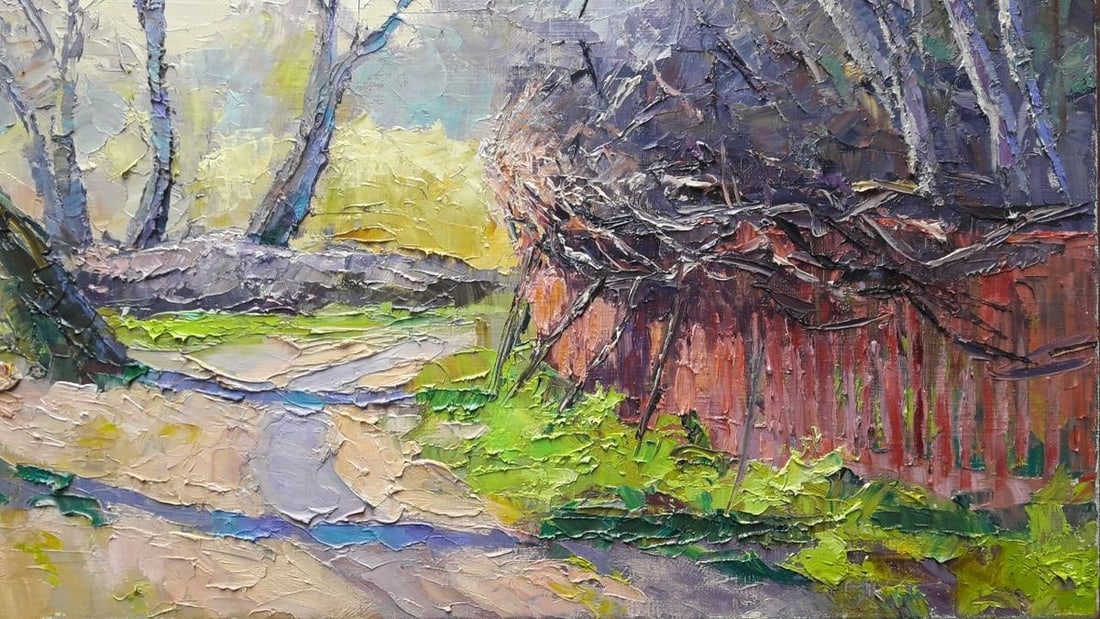 oil painting Spring sketch Serdyuk Boris Petrovich - 2