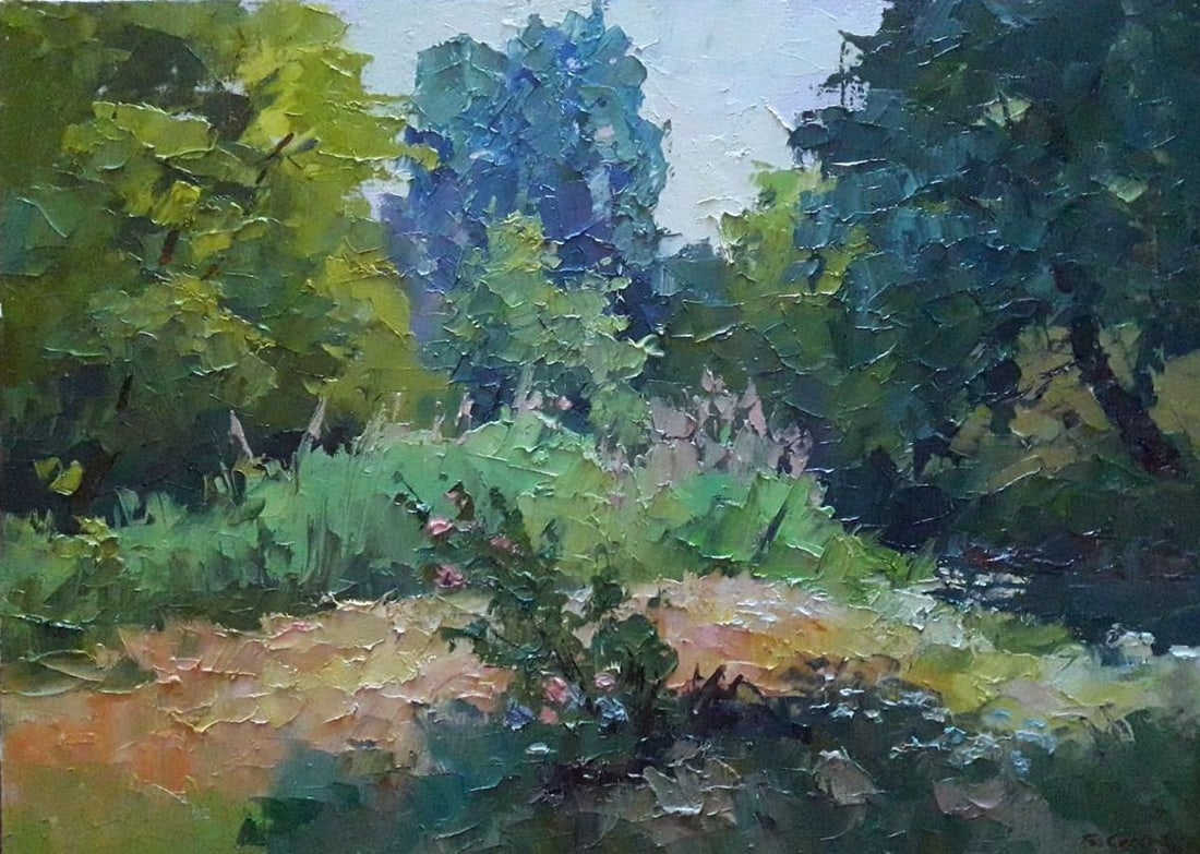oil painting On the lawn Serdyuk Boris Petrovich: Title: oil painting On the lawn Serdyuk Boris Petrovich Description: NoSERB 756 *** ABOUT THIS PAINTING *** * TITLE: "On the lawn" * ARTISTS: Serdyuk Boris Petrovich * SIZE: 50x70cm/19.68'x 27.55