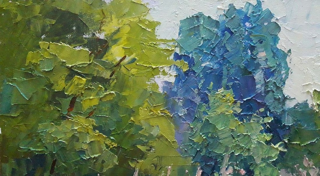 oil painting On the lawn Serdyuk Boris Petrovich - 2