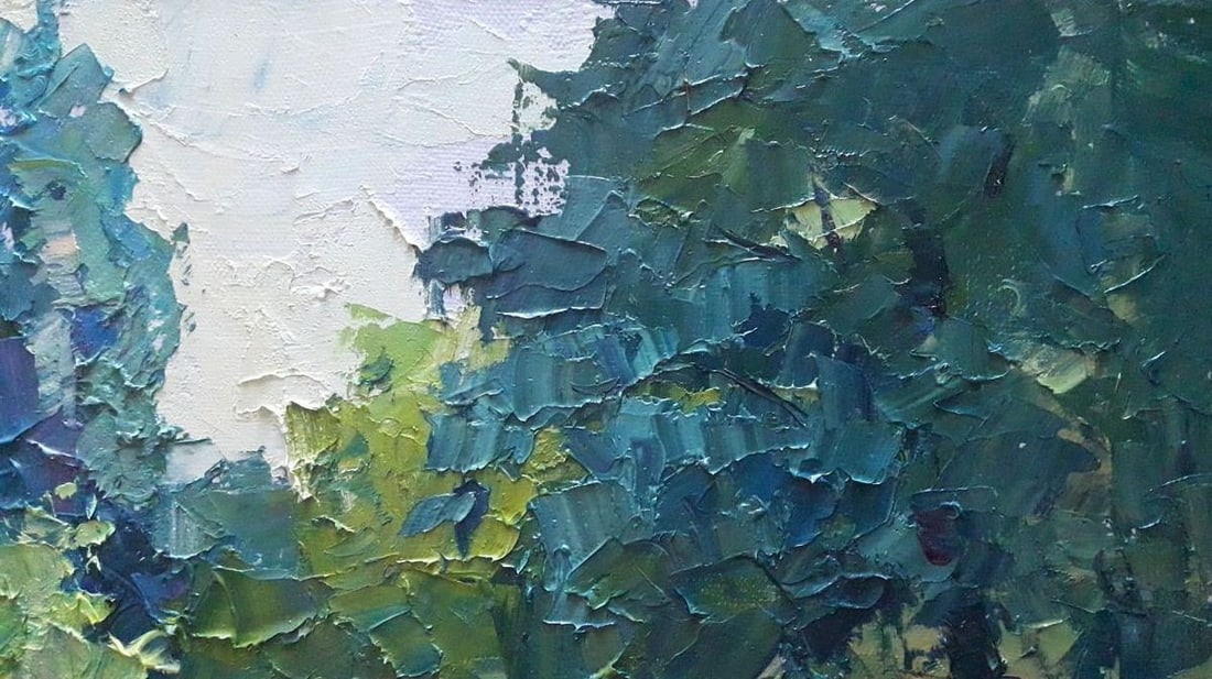 oil painting On the lawn Serdyuk Boris Petrovich - 5