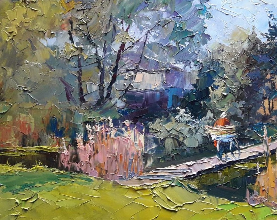 Oil painting Bridge Serdyuk Boris Petrovich - 5